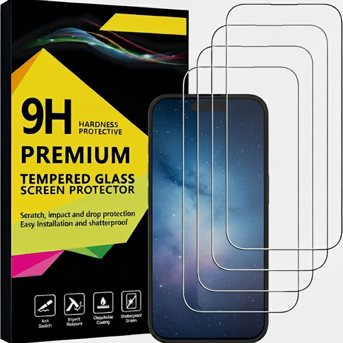 Pack tempered glass - 4x,