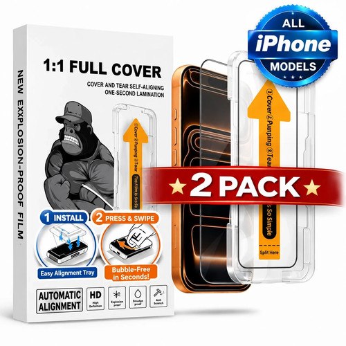 Pack tempered glass - 2, screen